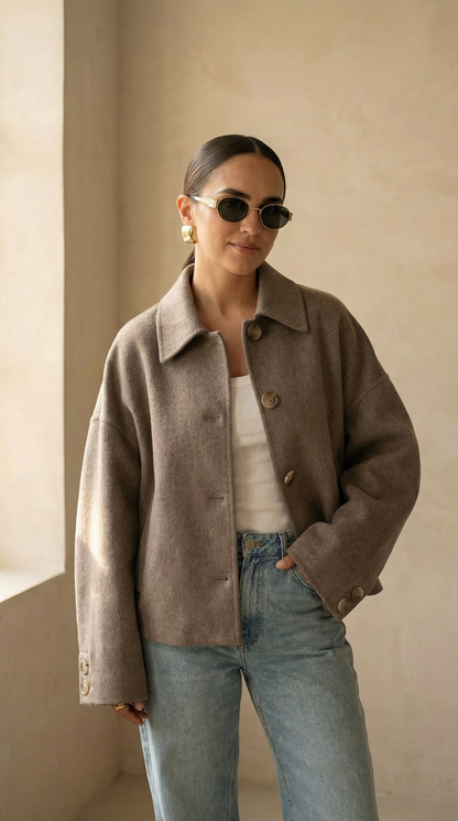 Giacca Taupe
