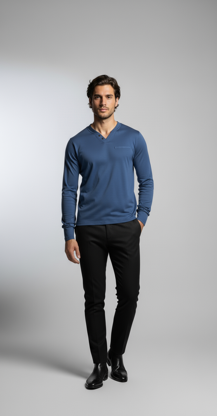 Camicia Henley