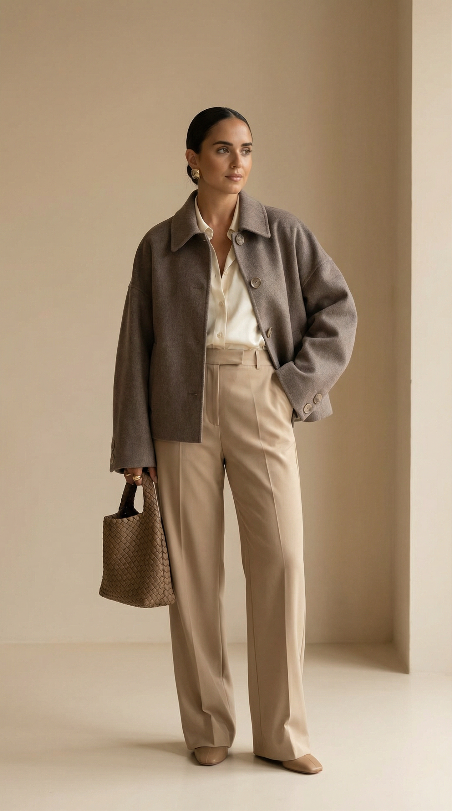 Giacca Taupe
