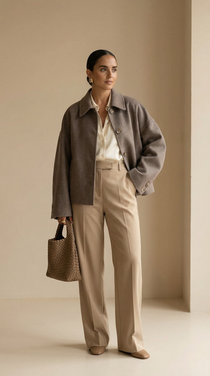 Giacca Taupe