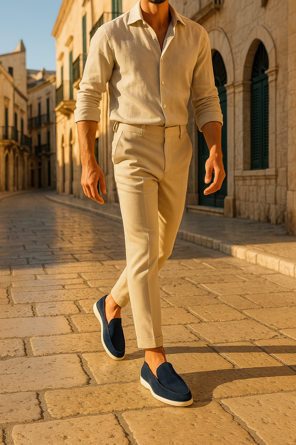 Solario Loafers - Navy