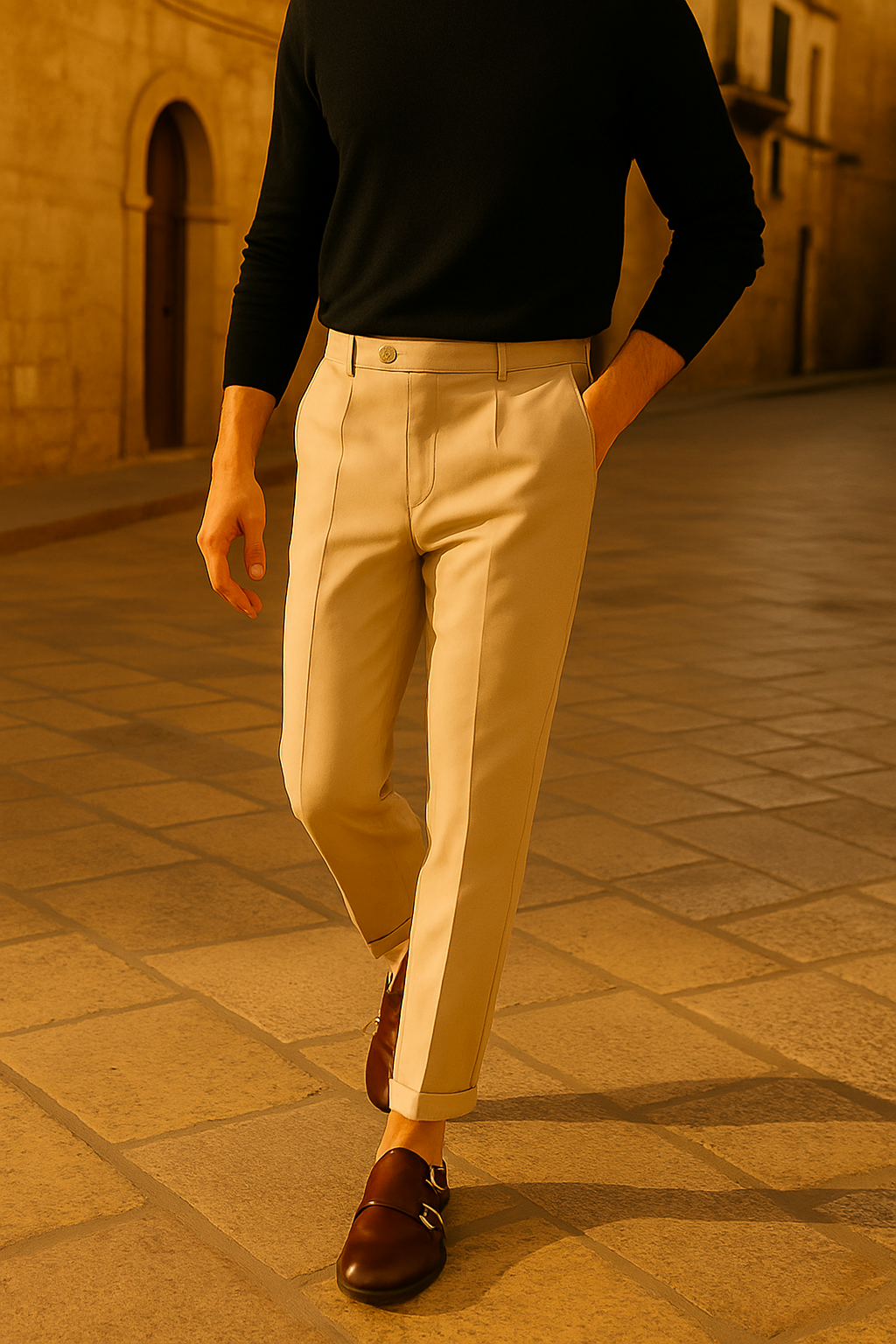 Bari Trousers – Beige
