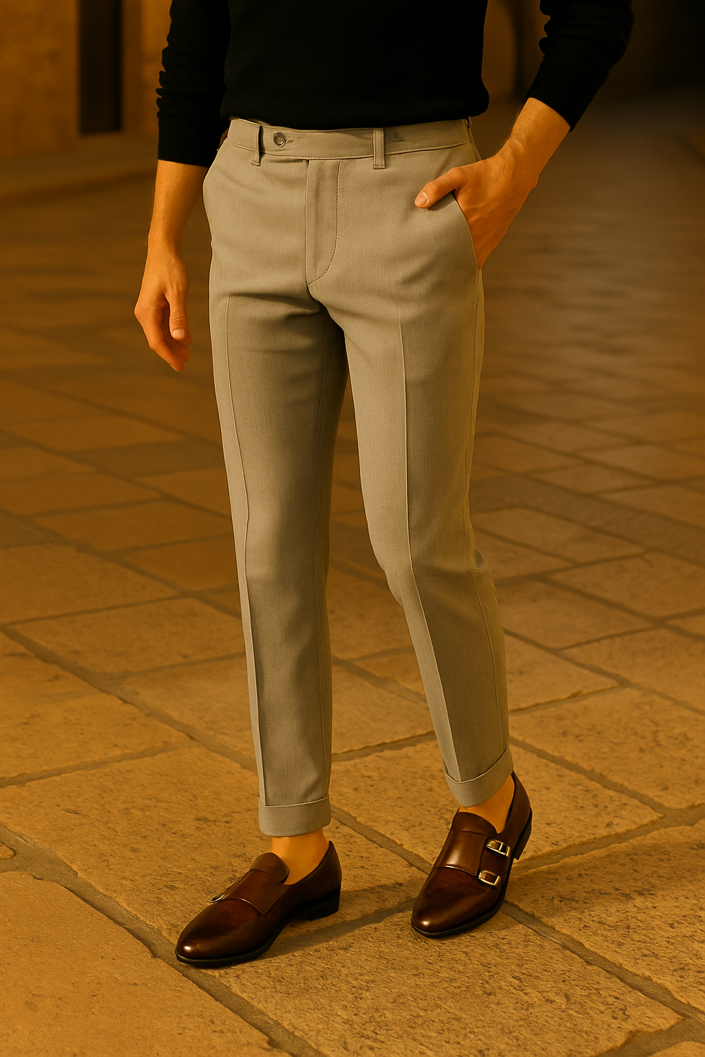 Bari Trousers – Light Grey