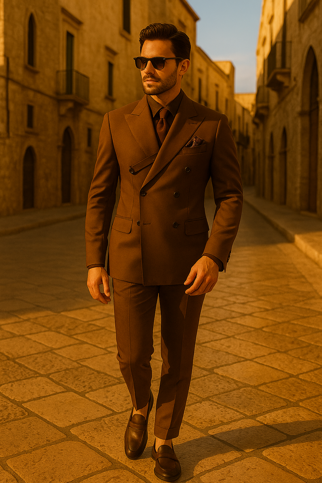 Valtieri 3-Piece – Brown