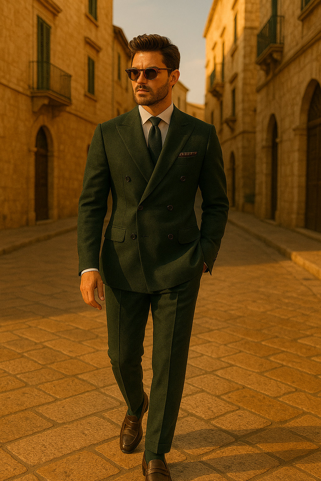 Valtieri 3-Piece – Dark Green