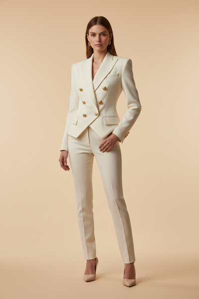 Cream Blazer Imperiale