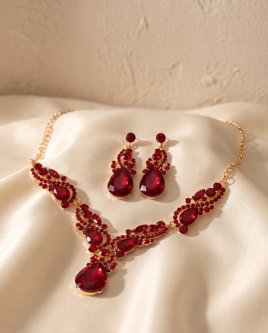 La Fiamma — Necklace & Earring Set — FYNX
