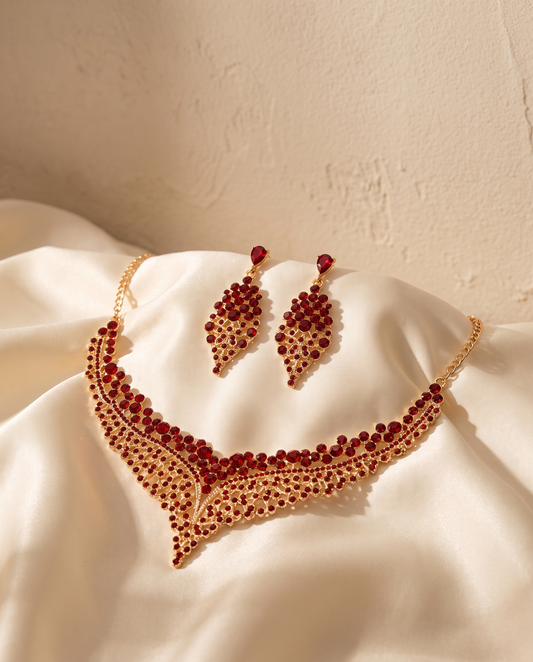 La Corona — Necklace & Earring Set — FYNX