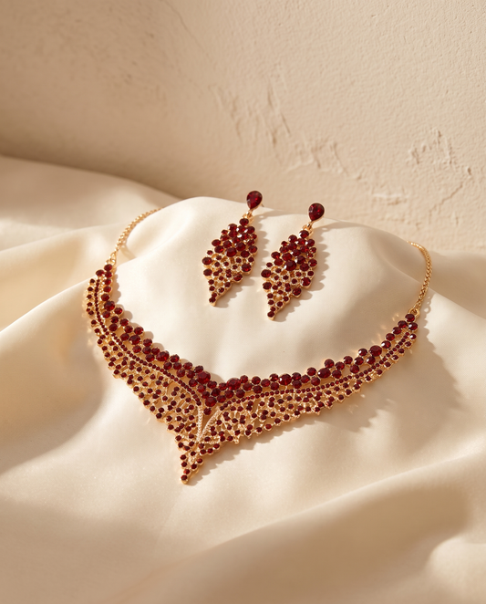 La Corona — Necklace & Earring Set — FYNX